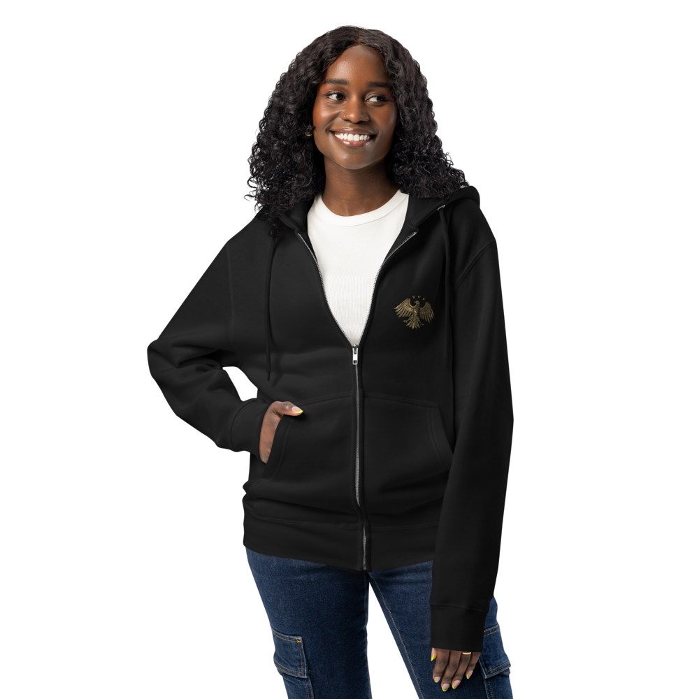 Rise Up High - Premium full zip hoodie