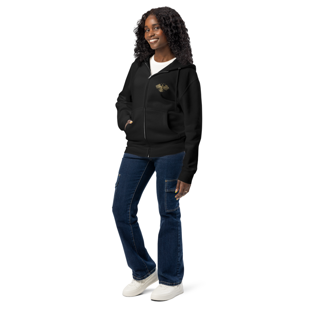 Rise Up High - Premium full zip hoodie