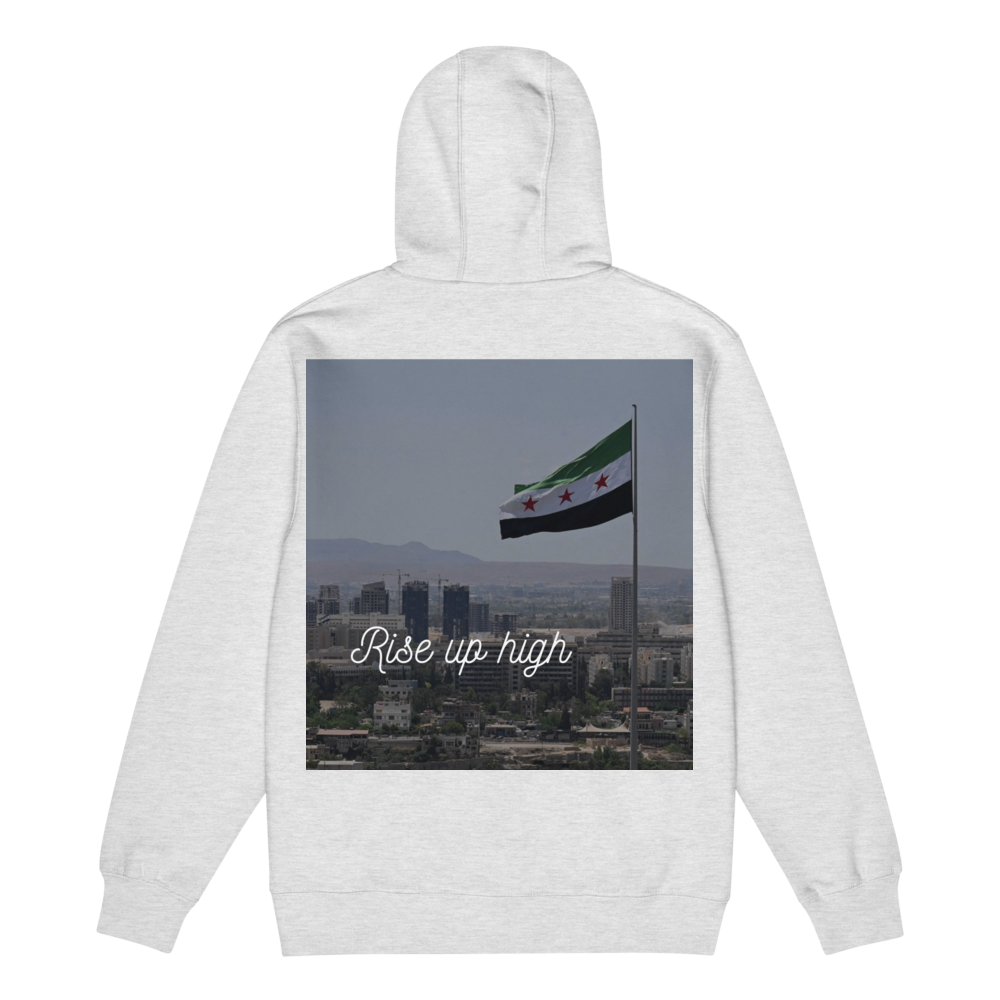 Rise Up High - Premium full zip hoodie