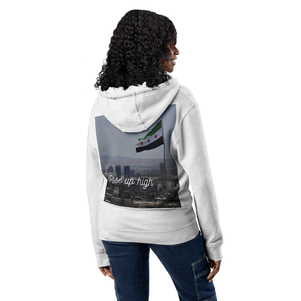 Rise Up High - Premium full zip hoodie