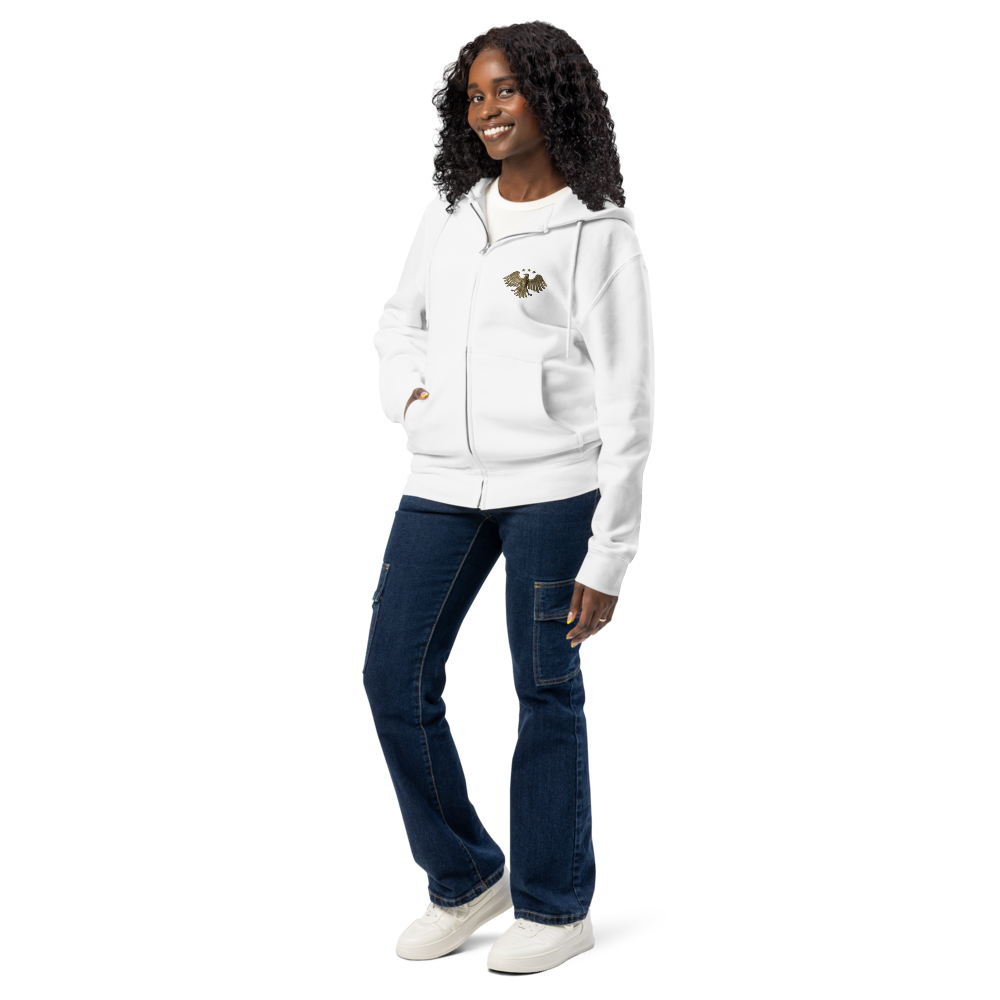 Rise Up High - Premium full zip hoodie